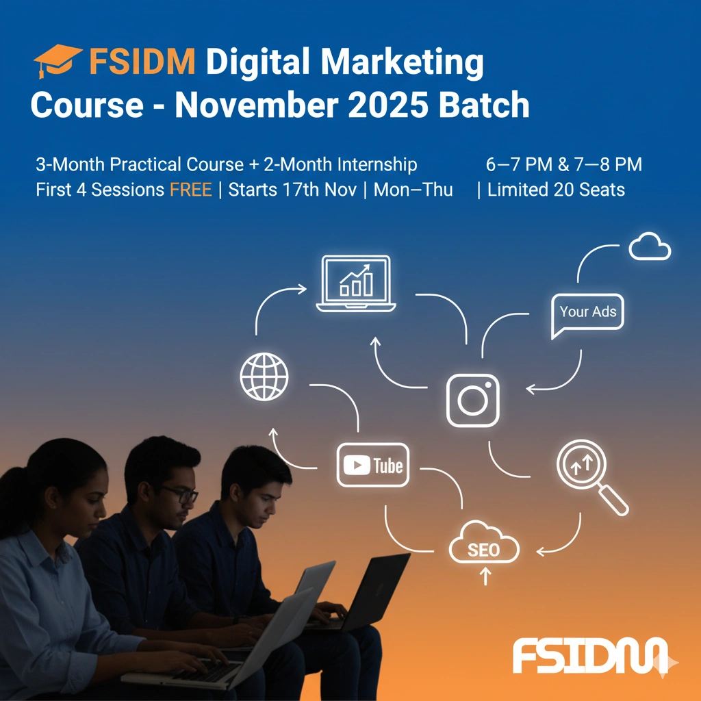 FSIDM Digital Marketing Course – Nov 2025 Batch