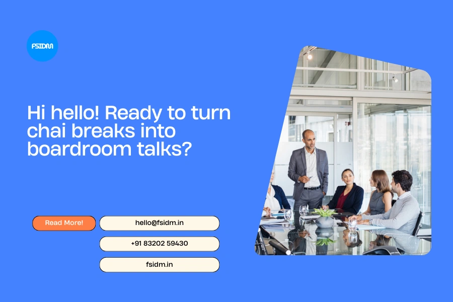 Hi hello! Ready to turn chai breaks into boardroom talks
