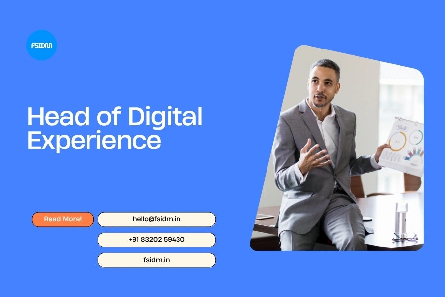 Head of Digital Experience: Designing Every Click with Purpose