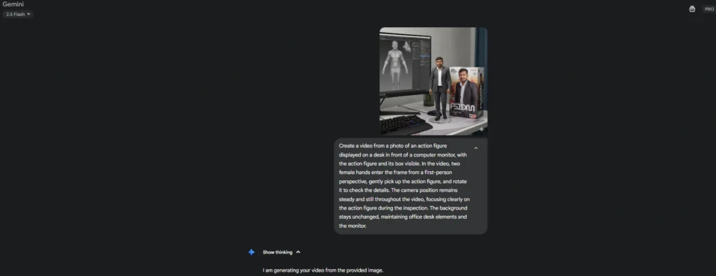 Generate the Video wait 2–3 minutes