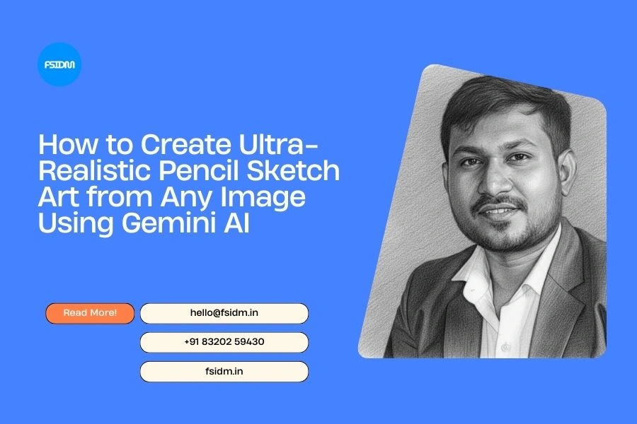 How to Create Ultra-Realistic Pencil Sketch Art Prompt  from Any Image Using Gemini AI