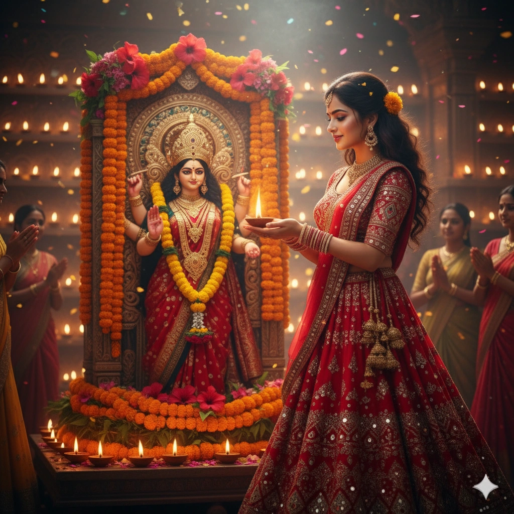 ✨ Navratri Prompts with Maa Durga Mata 01