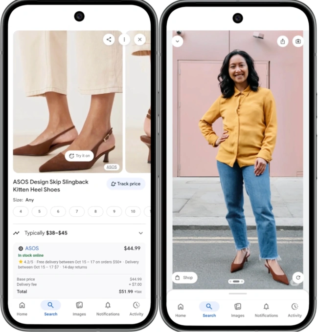 Google Expands Its AI Virtual Try-On — Now You Can Try On Shoes! fff (1)
