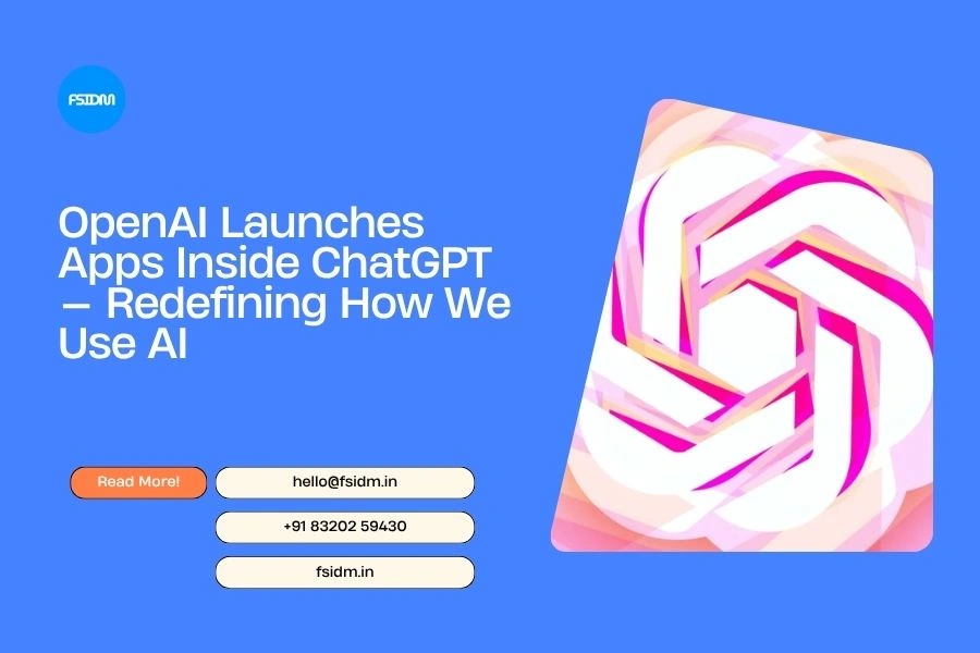 OpenAI Launches Apps Inside ChatGPT — Redefining How We Use AI
