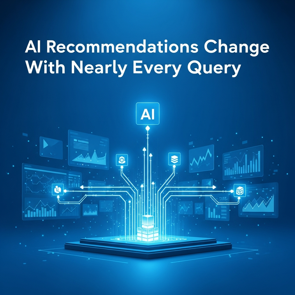AI Recommendations Change With Nearly Every Query: Sparktoro