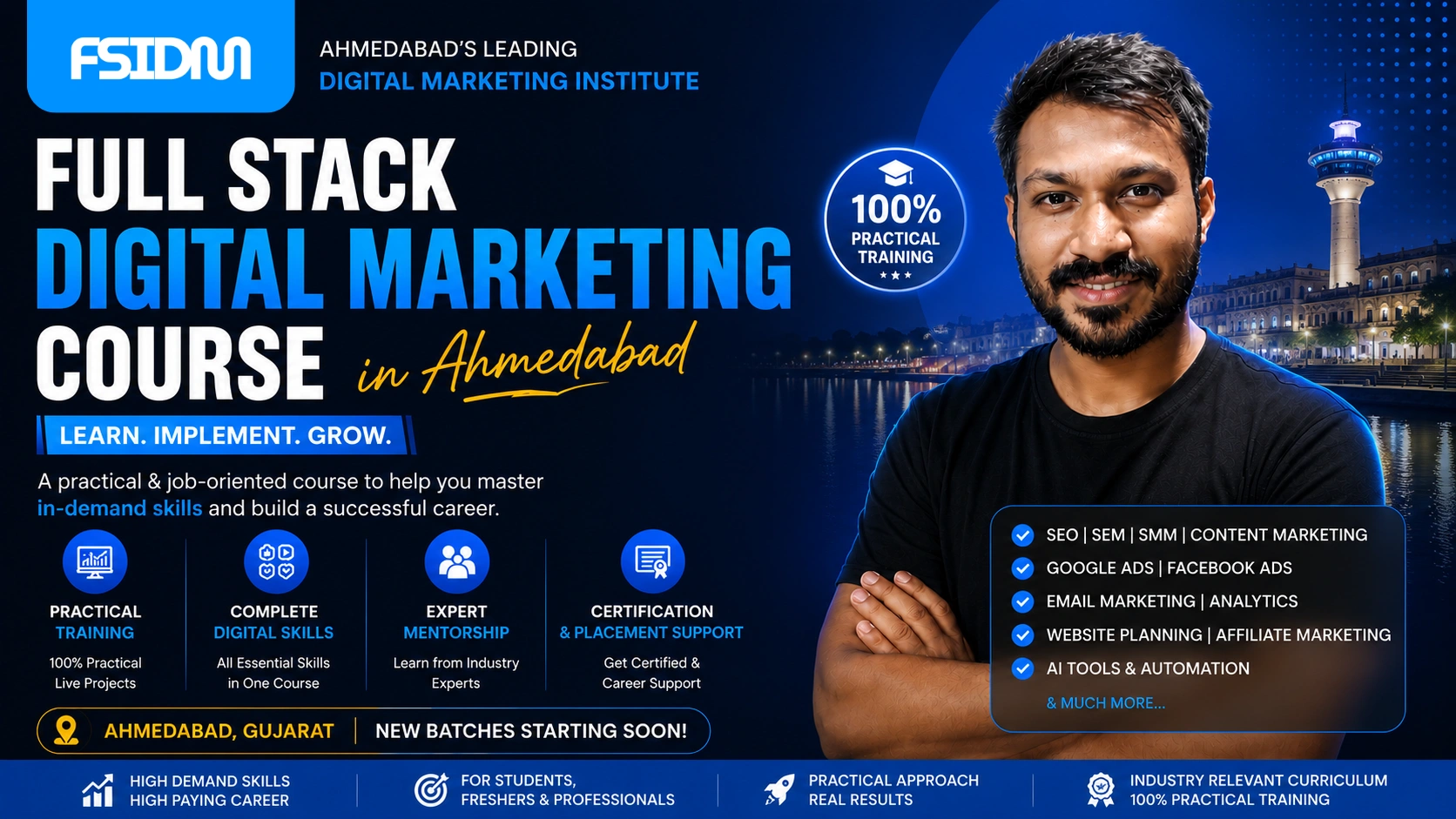 Full Stack Digital Marketing Course in Ahmedabad - FSIDM