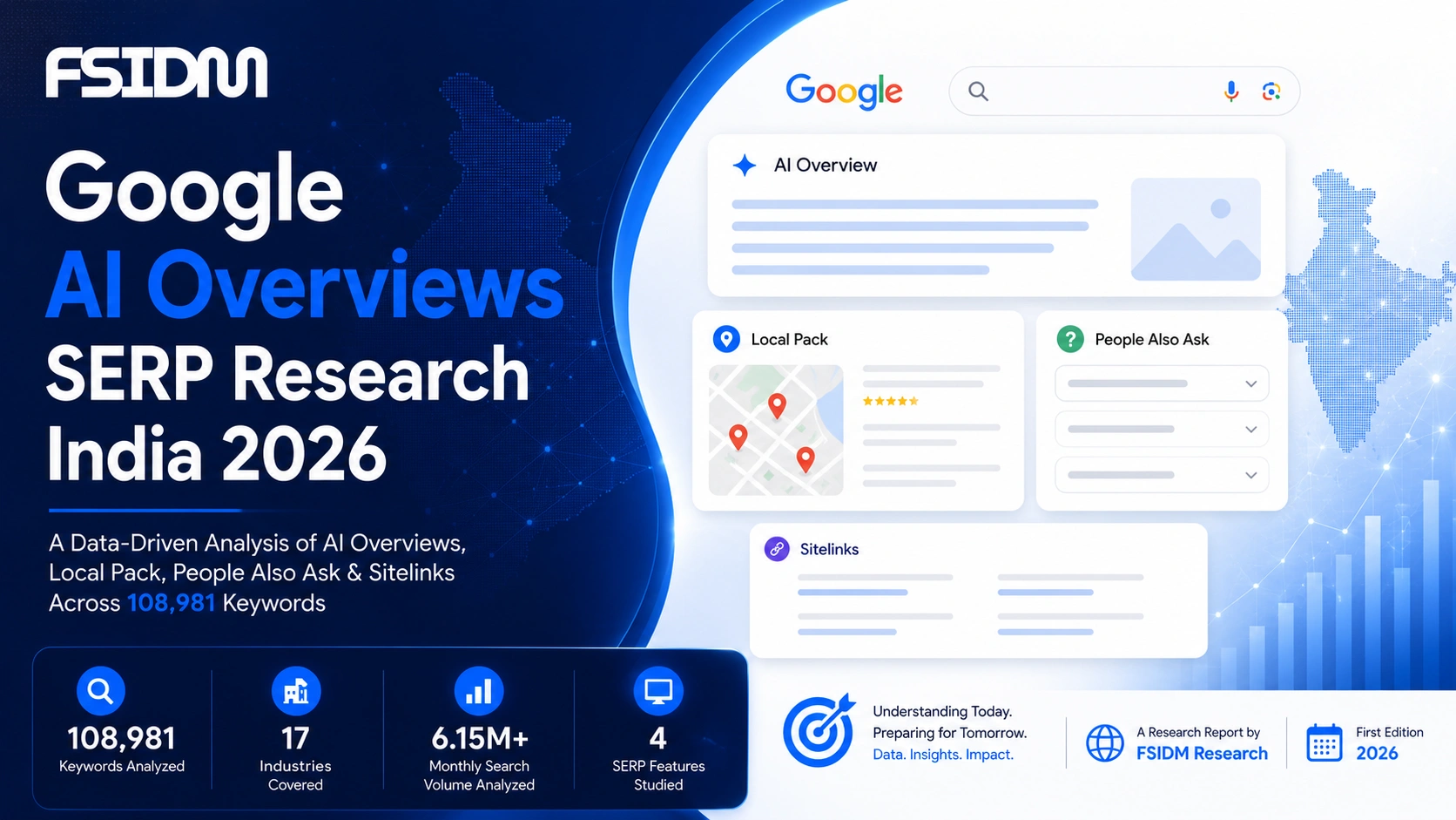 Google AI Overviews SERP Research India 2026 - Report